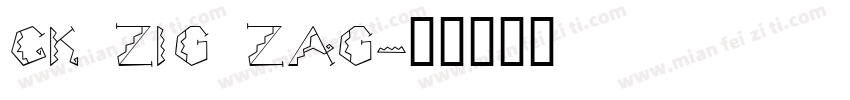 CK Zig Zag字体转换